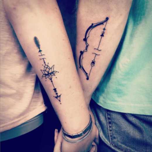 Twin Flame Tattoo: Symbols to Describe Love on Your Skin - Loner Soul